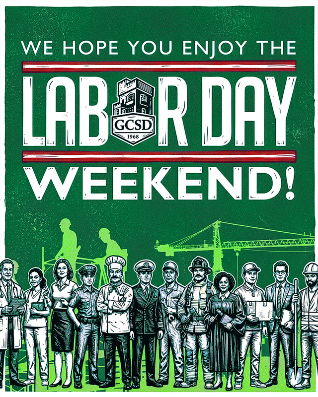 GCSD Labor Day Weekend 2026