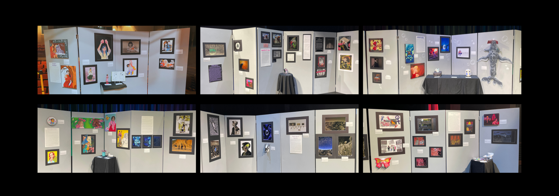 ib artists assessment portfolios on display