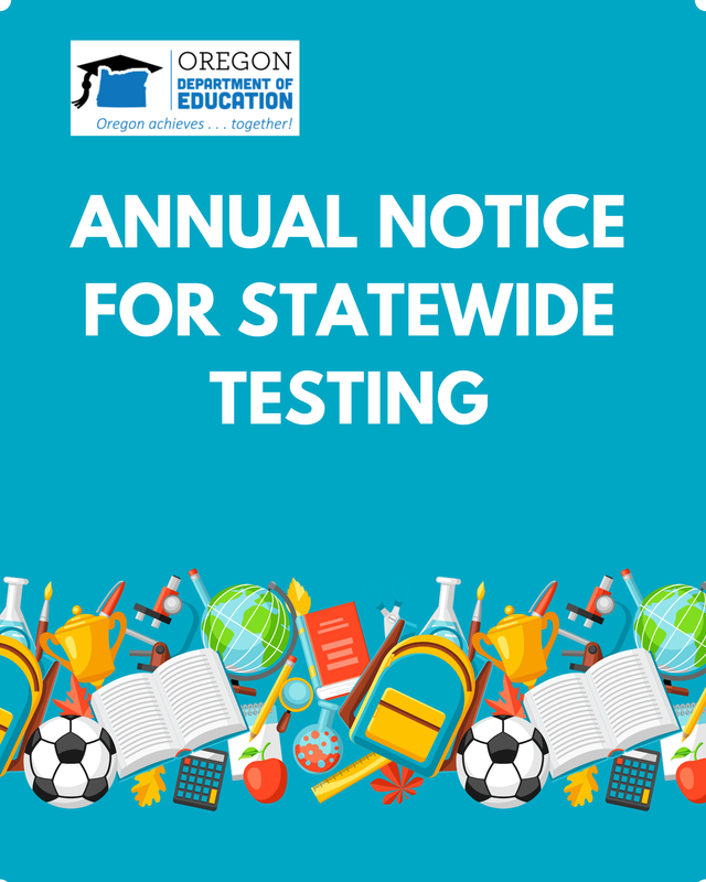 Annual Testing Notice