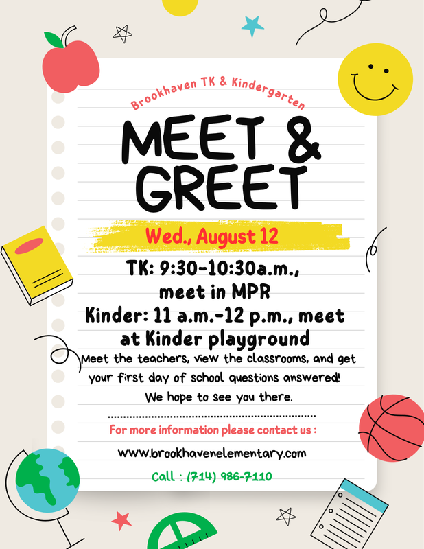 Meet & Greet Info