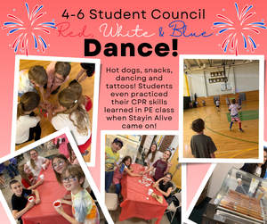 2026 Student Council Red, White and Blue Dance.