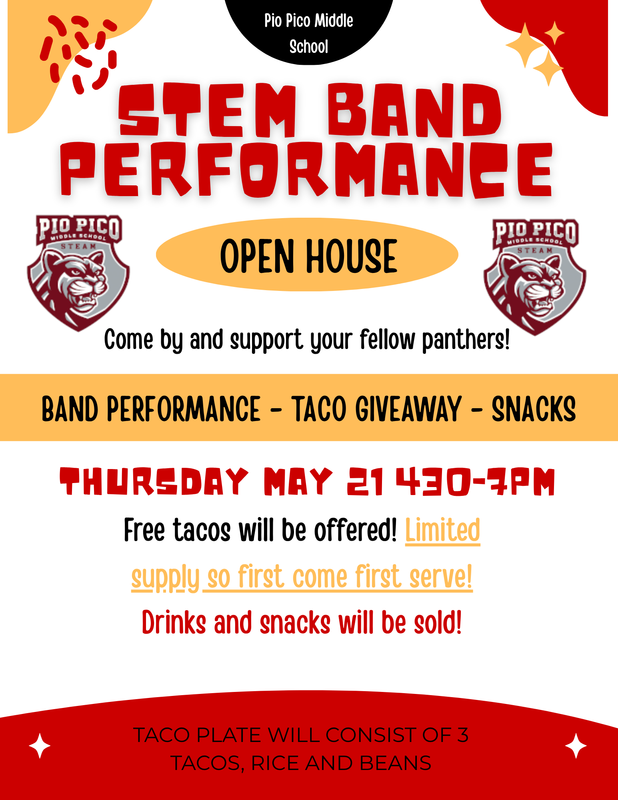 Open House/ Band Performance
