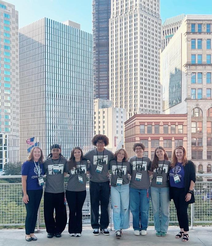 The Woodland Hills participants at the summit