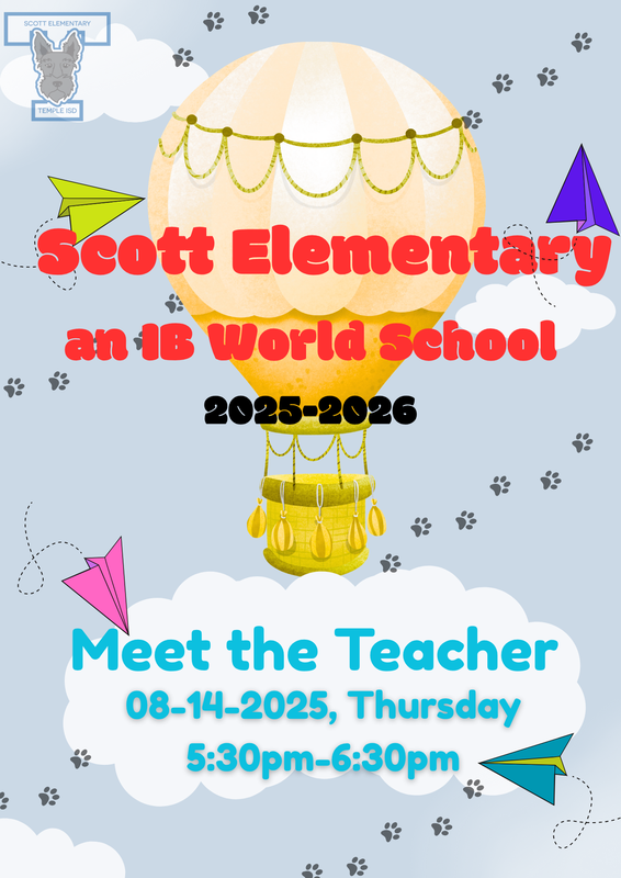 Please join us for Meet the Teacher, 8/14/25