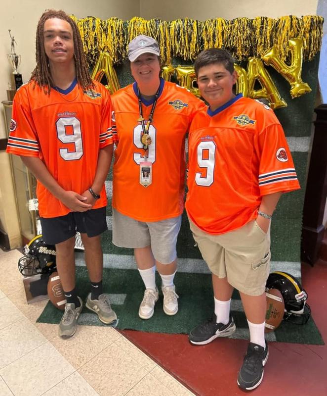 teacher and students
