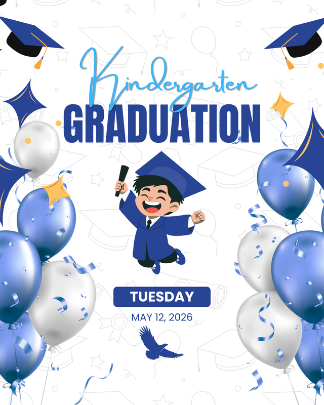 Kindergarten Graduation – Tuesday, May 12 Featured Photo