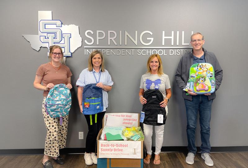 School Supplies Donated To Spring Hill