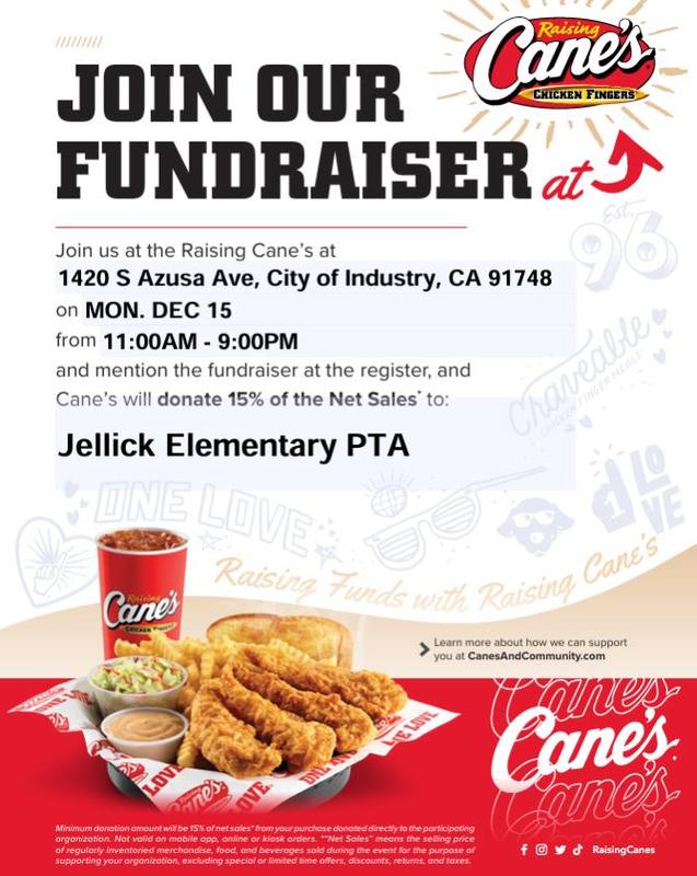 PTA Fundraiser - Cane's Featured Photo