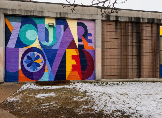 An example of what the mural may look like once completed. The final design is still being considered.