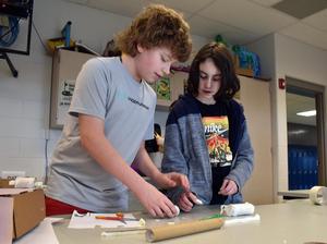 Mars Area Centennial School sixth-graders are putting the finishing touches on a 13-hole miniature golf course that they are designing and constructing in their STEAM classes.
