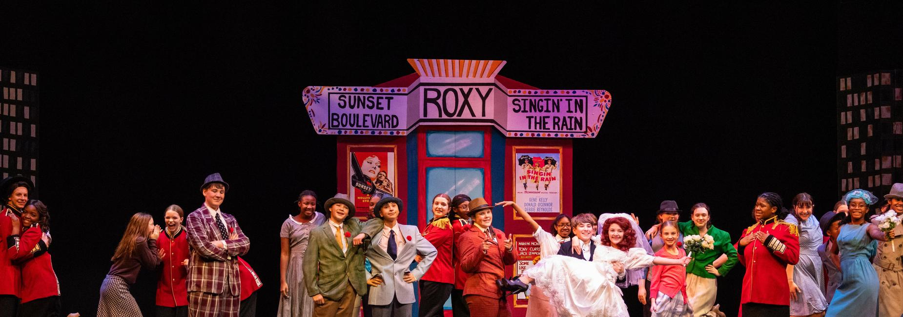 The cast of guys and dolls