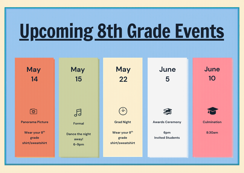 8th Grade Events
