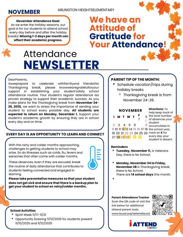 November newsletter