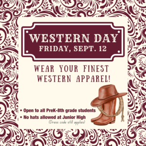 Western Day Friday 9/12