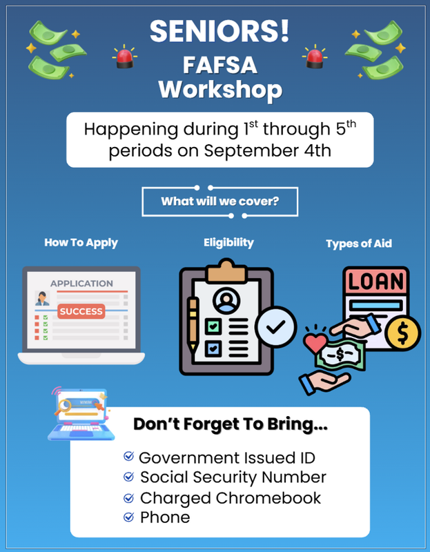 Sept. 4 - FAFSA Workshop