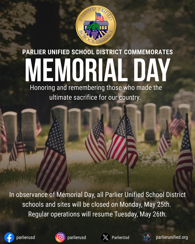 Memorial Day Flyer (English)