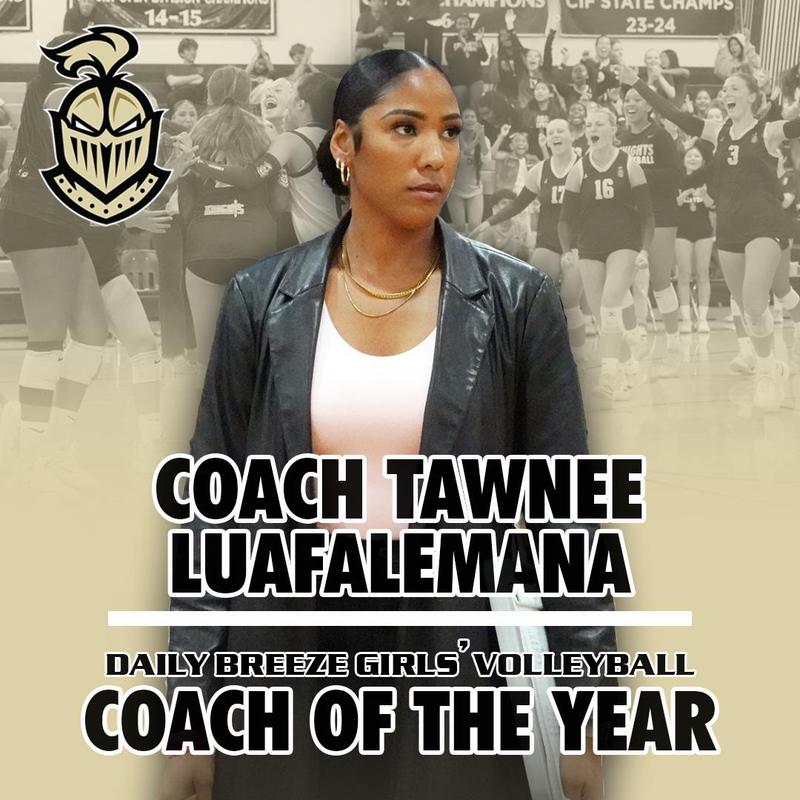 Daily Breeze Coach of the Year: Tawnee Luafalemana
