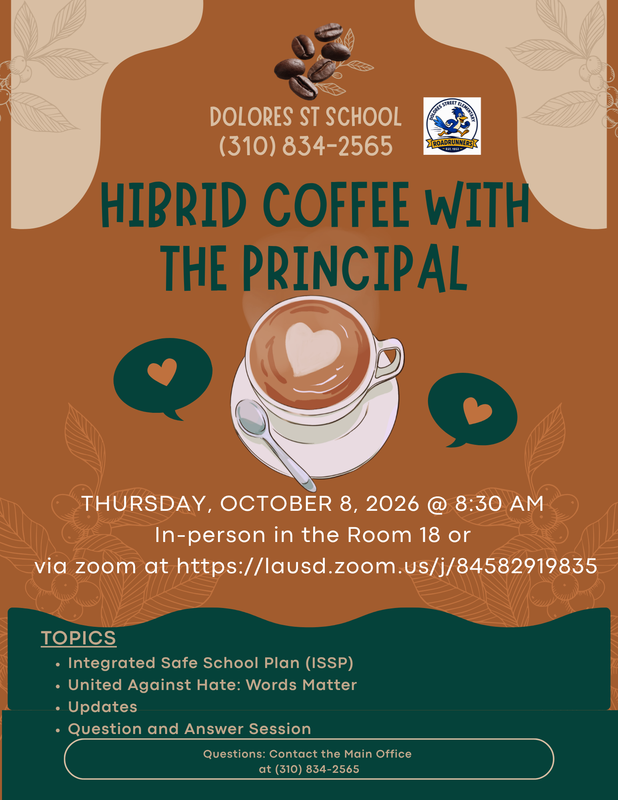 Coffee With The Principal