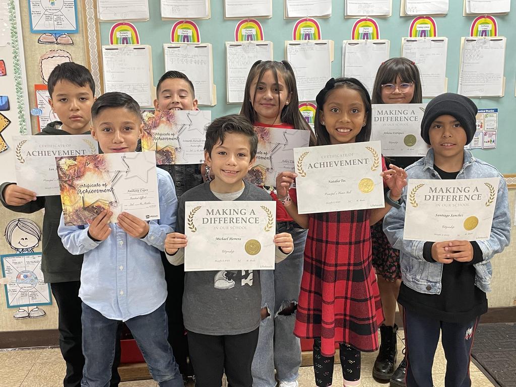 Ms. Morales' Class Awards