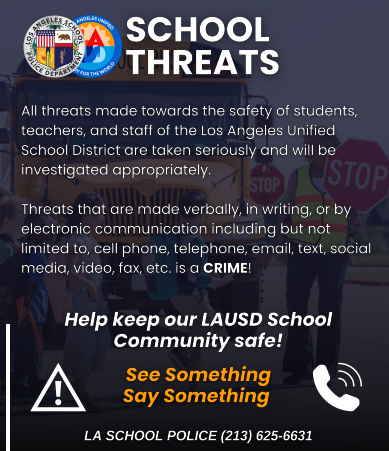 School Threats Flyer