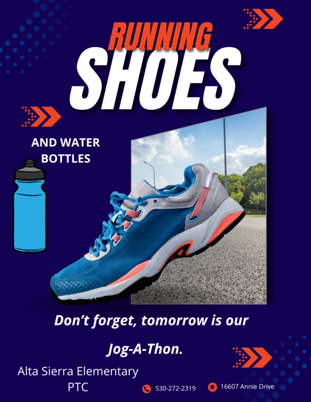 Tomorrow is Jog-A-Thon