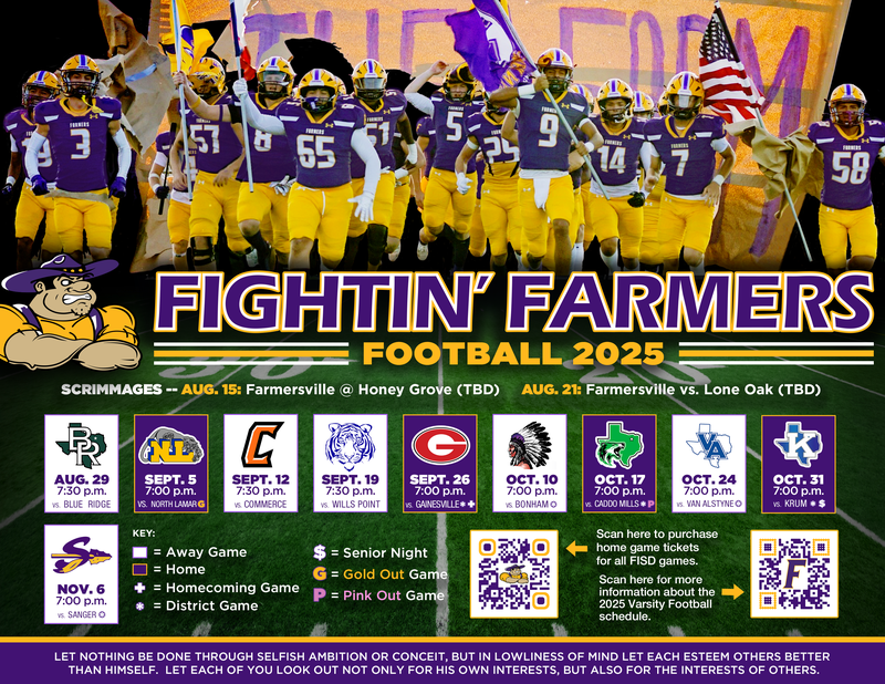 Football is BACK at Farmer Stadium!