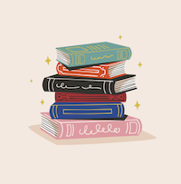 illustration of books