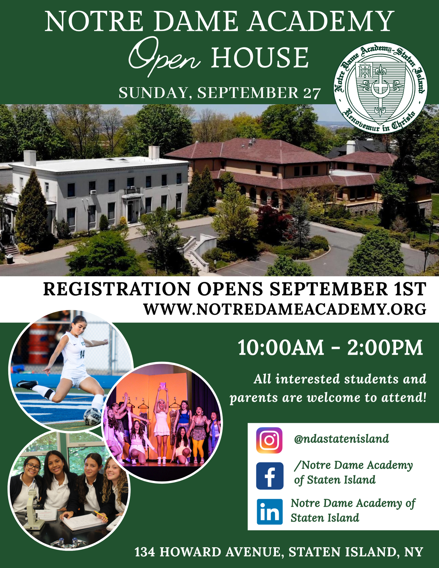 HS Open House - September 27