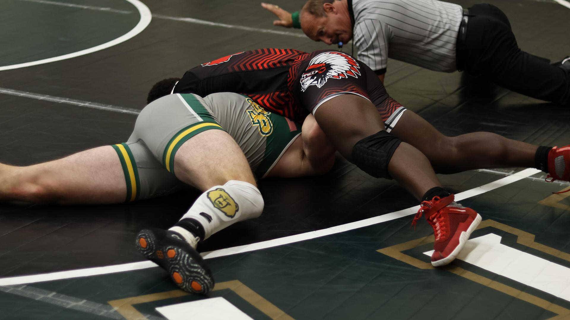 boys wrestling at liberty duals