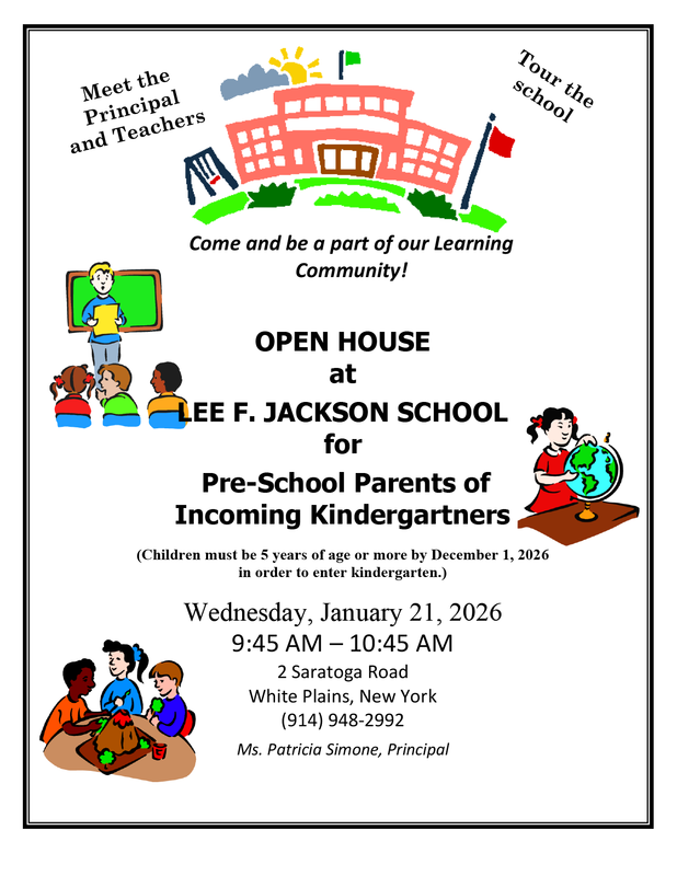 Lee F. Jackson Open House 2026 Flyer