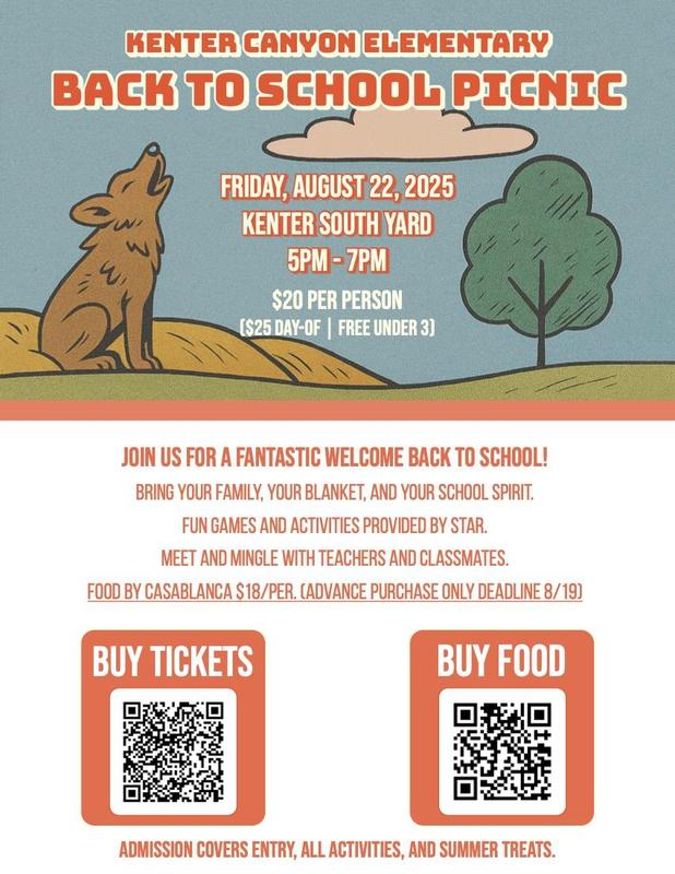 back to school picnic