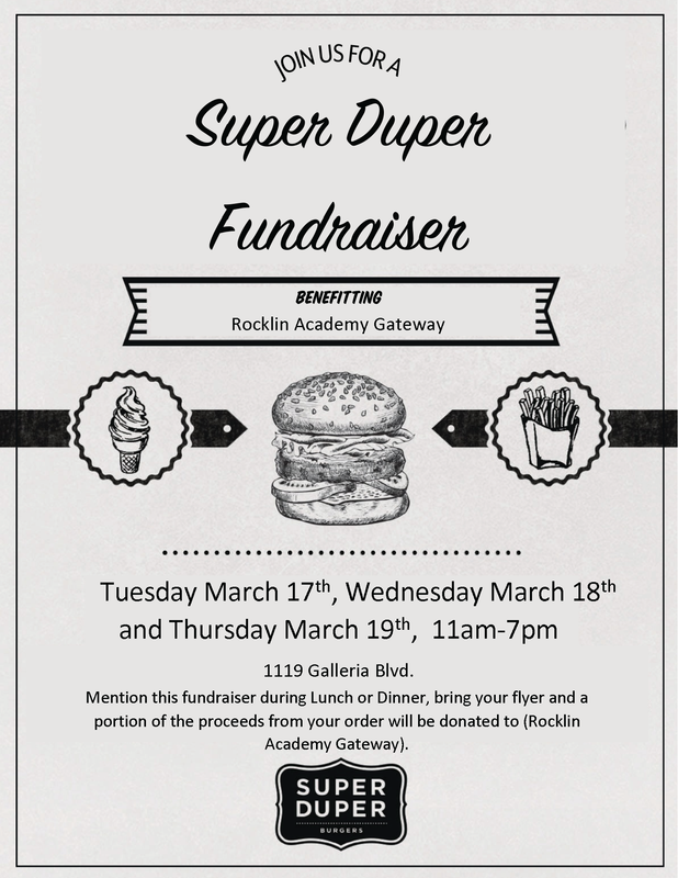super duper fundraiser
