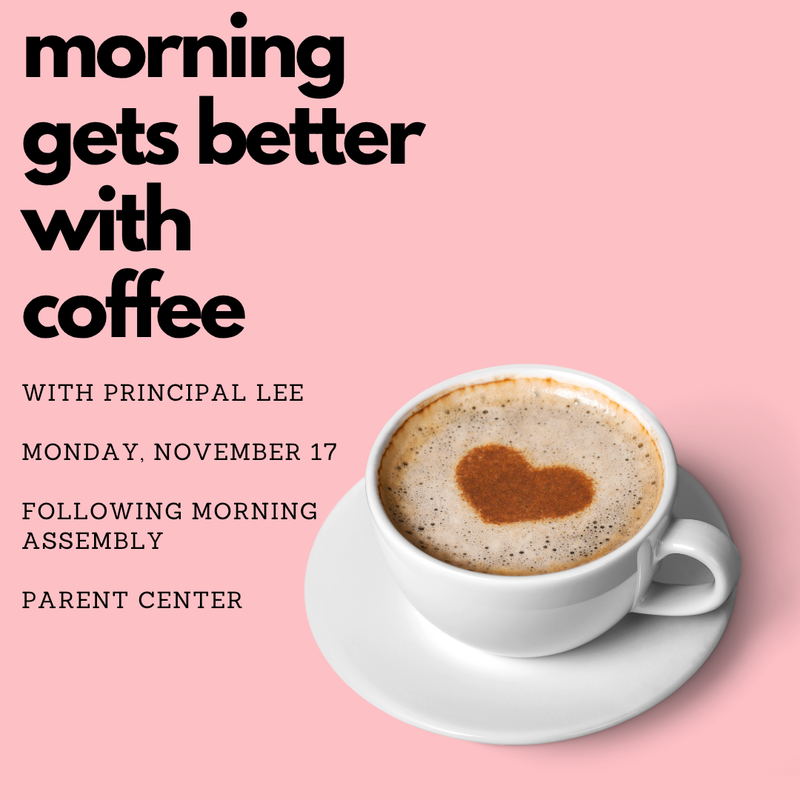 Coffee with the Principal