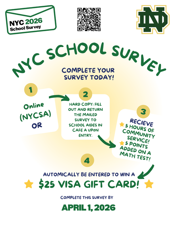 NYC School Survey flyer