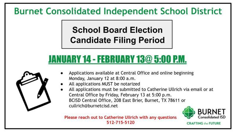 School Board Election Candidate Filing Period Featured Photo
