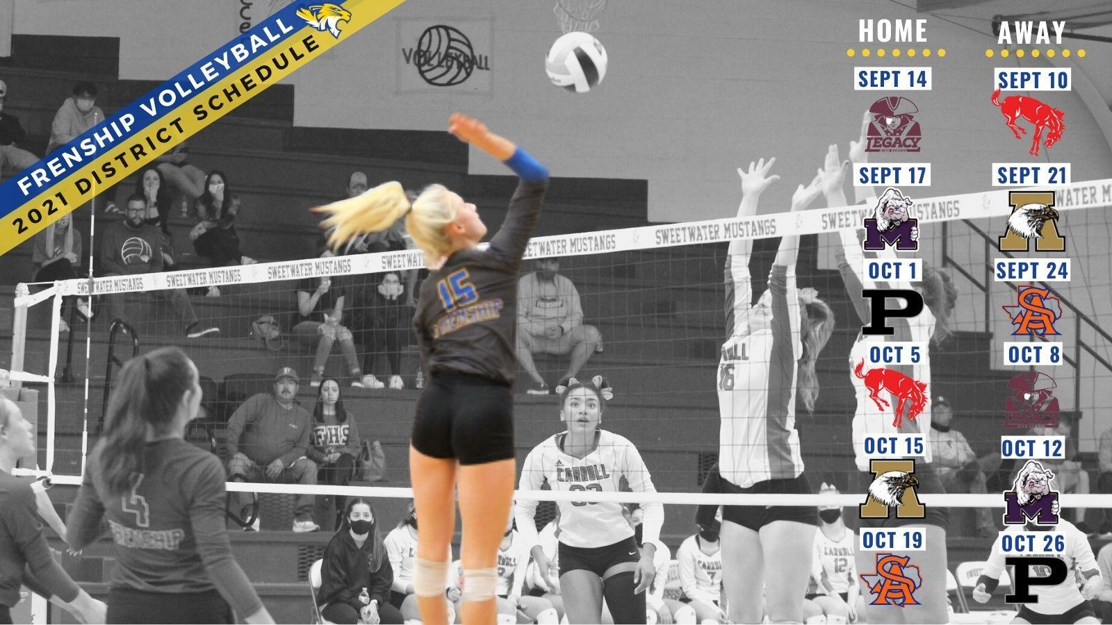 2021 Schedule – Volleyball – Frenship High School
