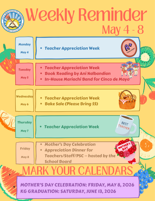 Weekly Reminder Featured Photo