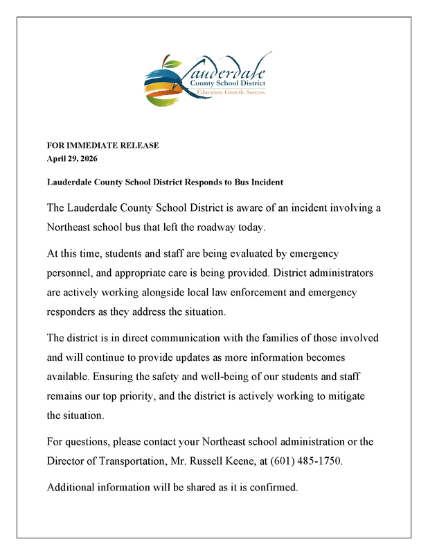 Northeast Bus Incident Press Release