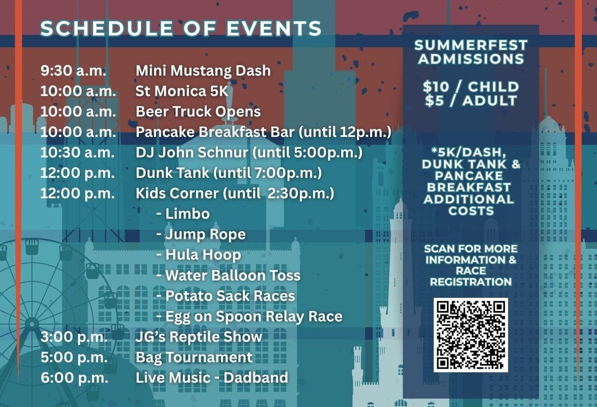 SCHEDULE OF EVENTS