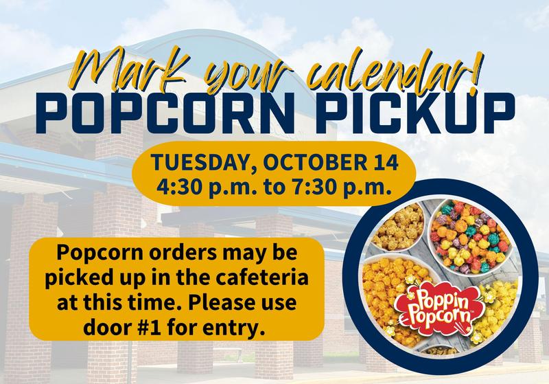 Popcorn Pick-up Oct. 14