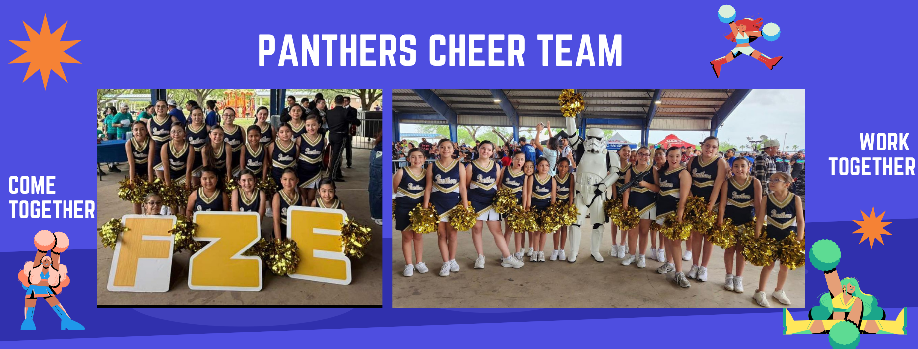 Panthers Cheer Team Banner