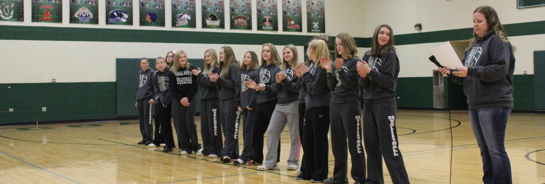 Good luck at state 8th grade volleyball