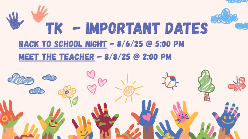 Image of TK Important Info