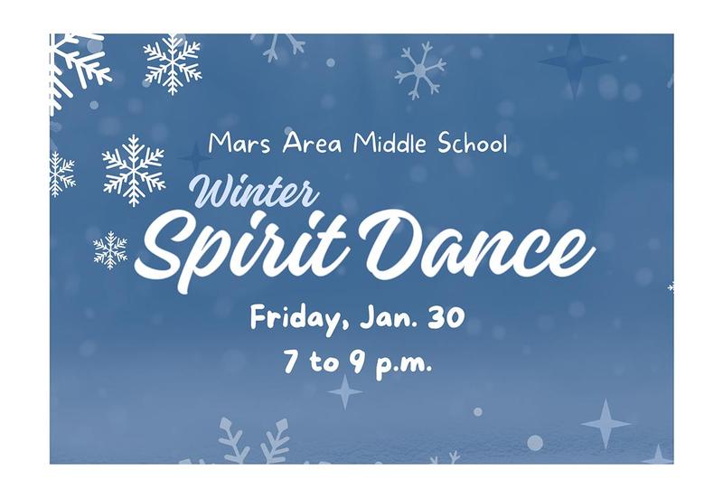 A blue background with snowflakes