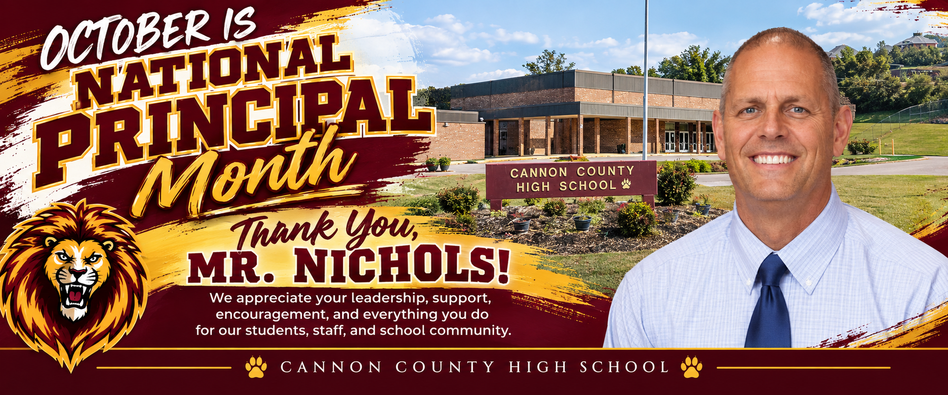 National Principal Month - Mr. Nichols