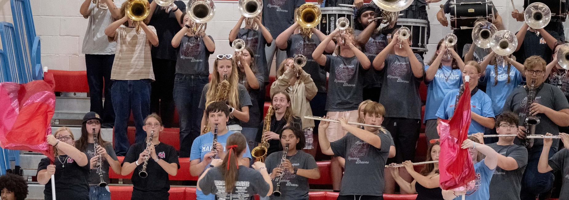 pep rally band