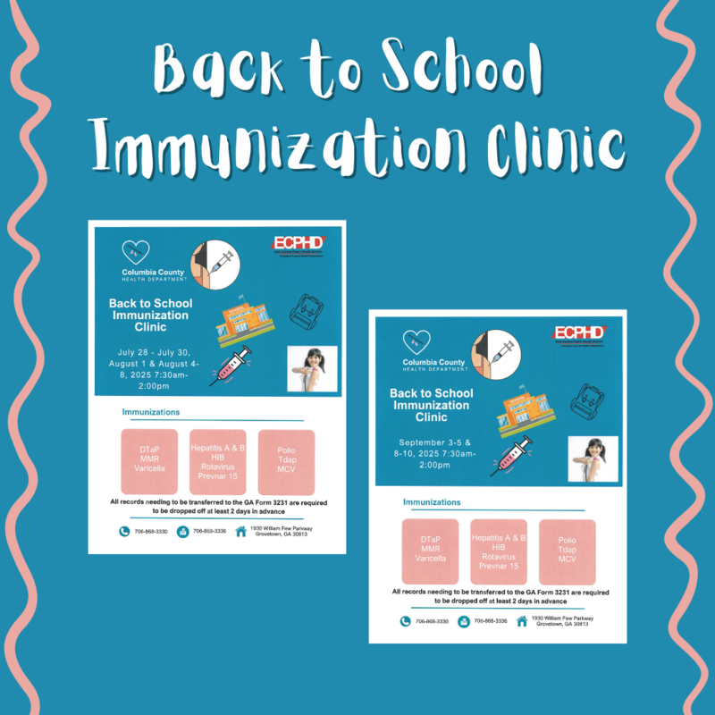Immunization Clinic Flyer
