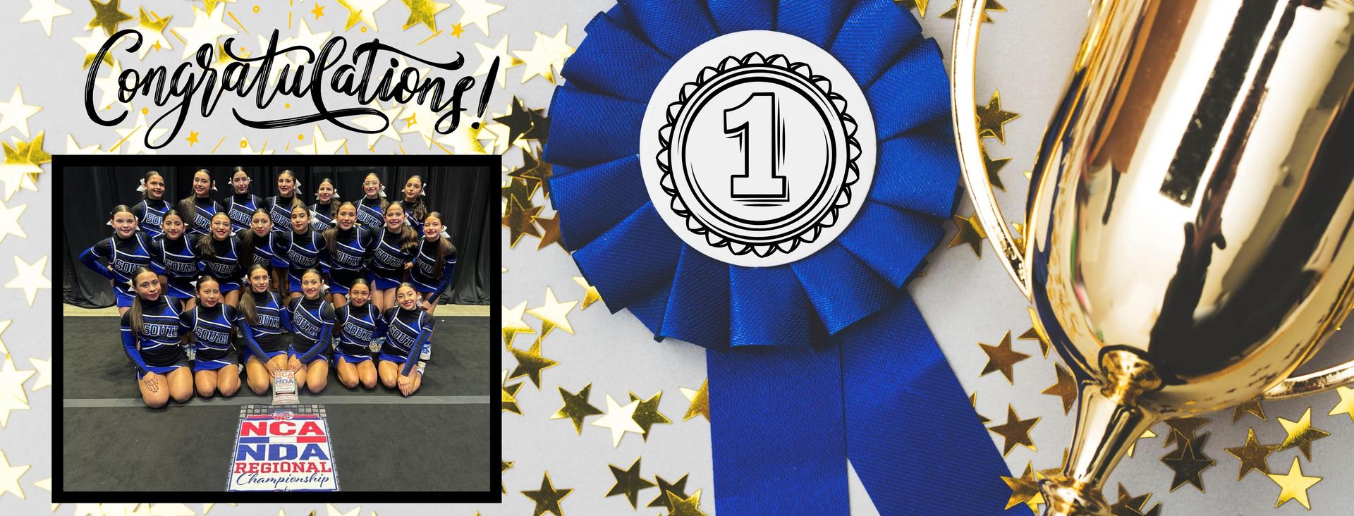 cheer team 1st place