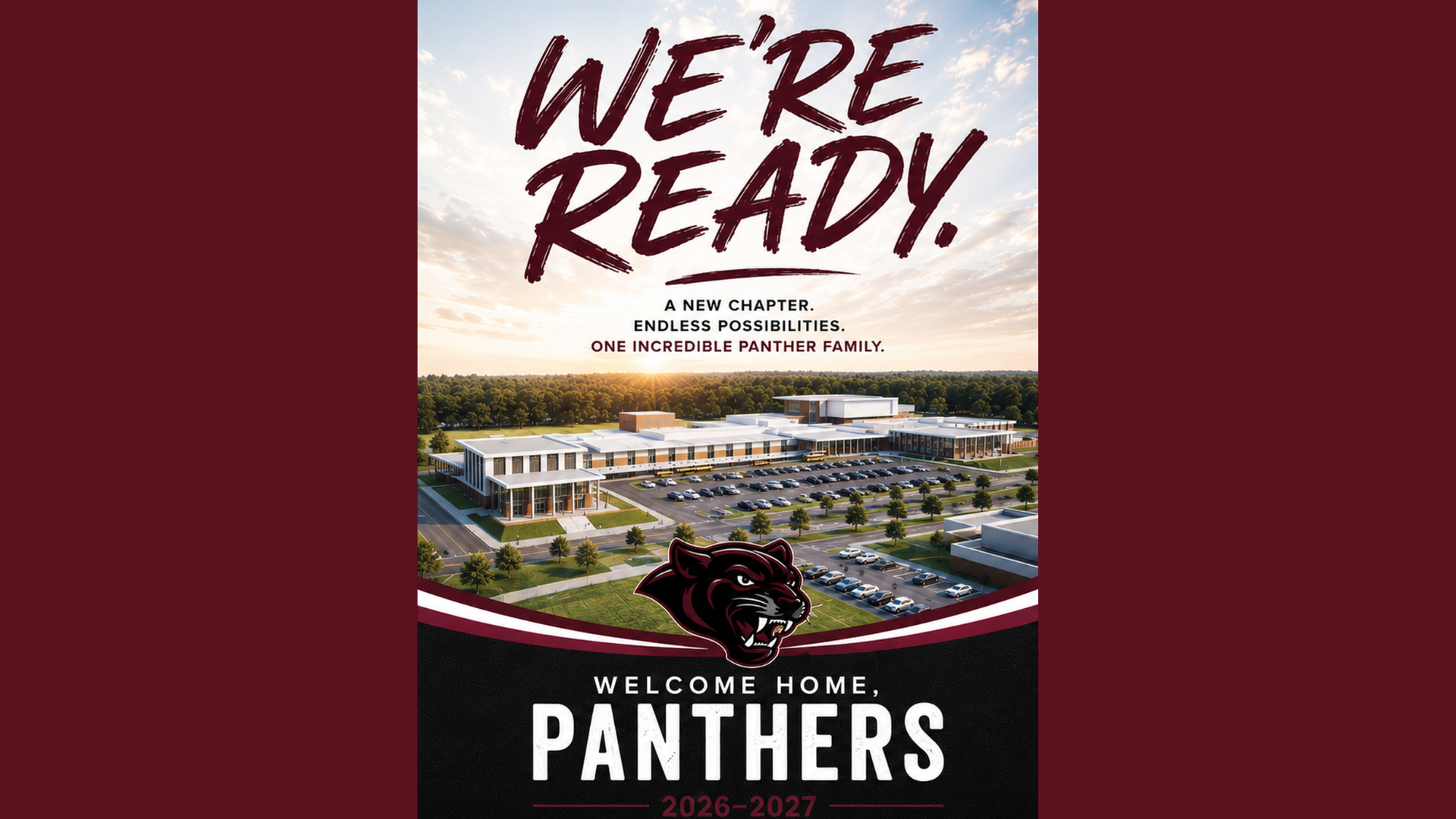 We are ready.  Welcome Home Panthers!