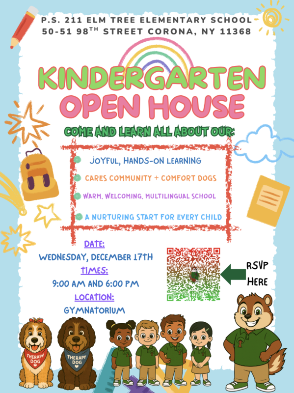English Open House FLyer